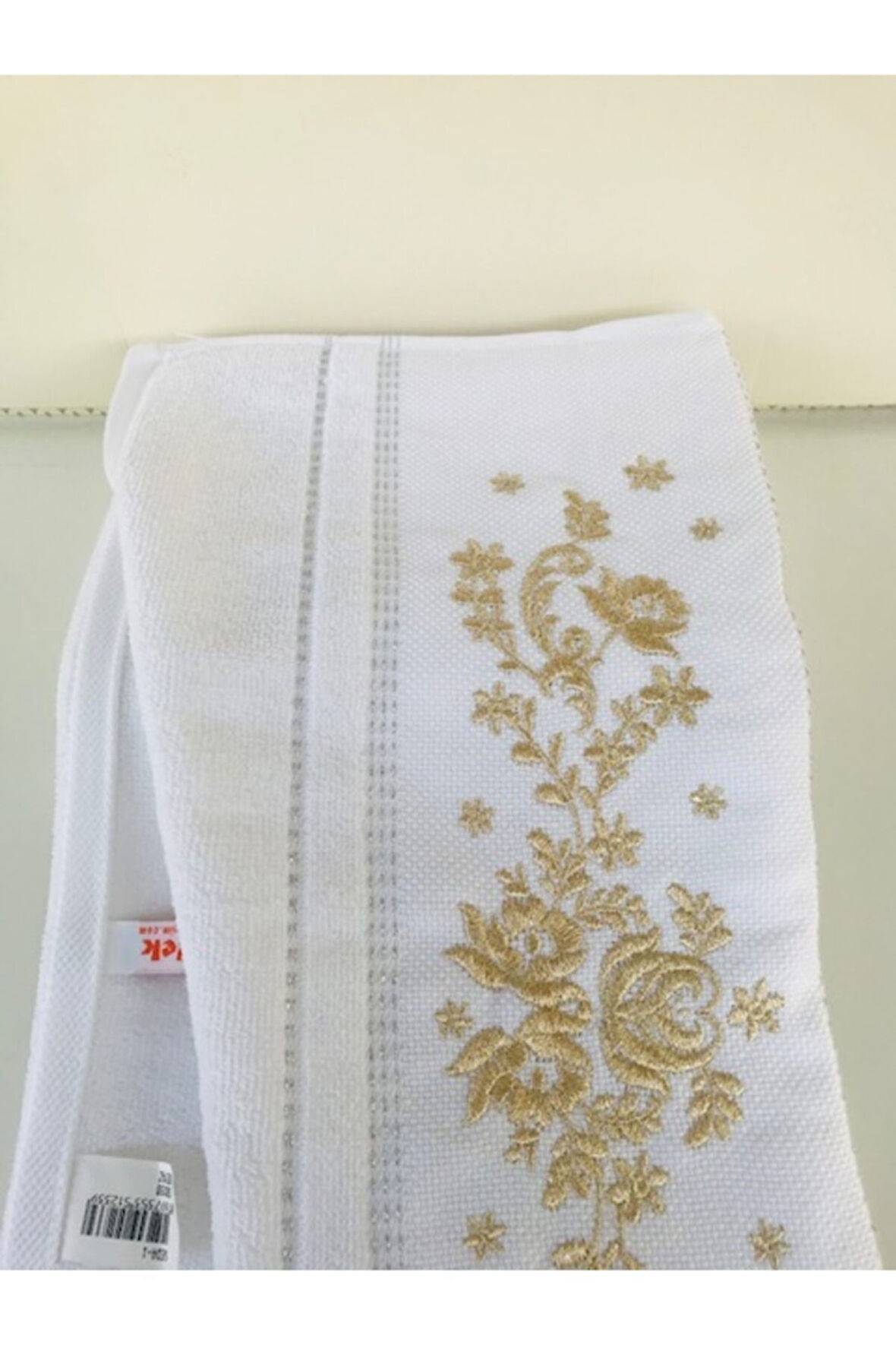 Özdilek 2 Adet Seda Nakışlı El-yüz Havlusu Gold