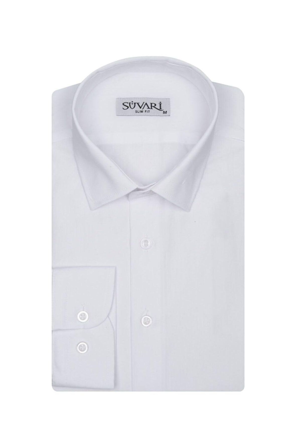 Süvari Slim Fit Açık Mavi Erkek Düz Gömlek