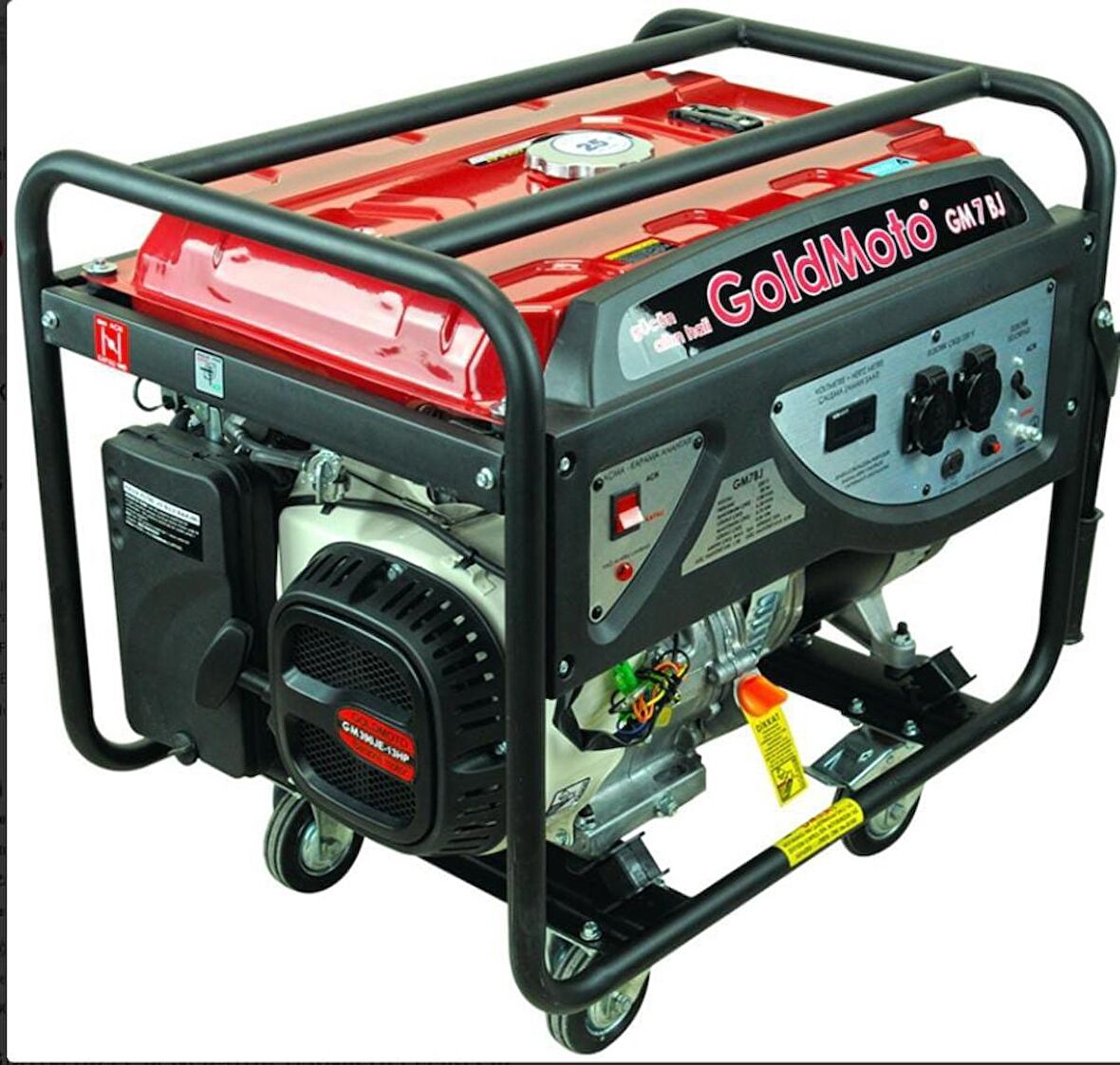 GoldMoto GM7BJ Benzinli Jeneratör 6.6Kva Monofaze