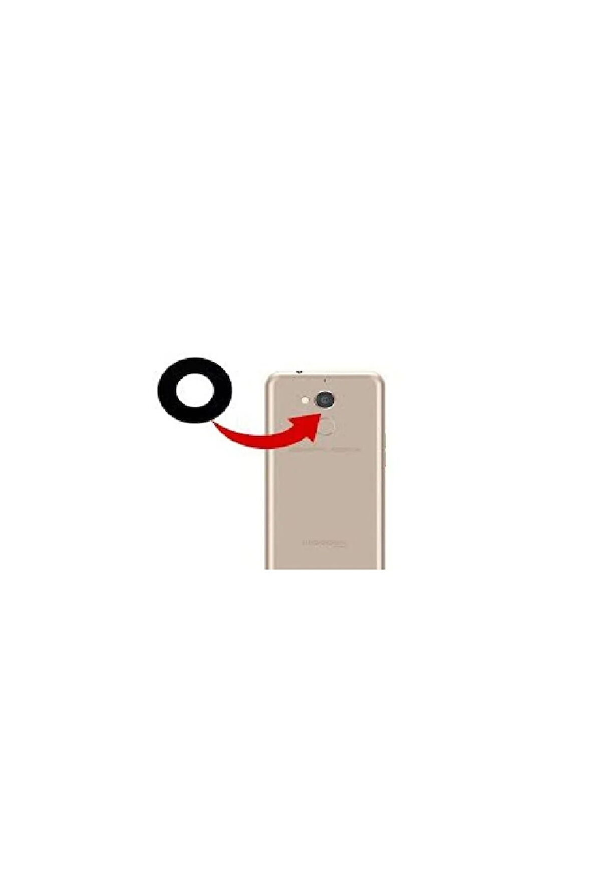 General Mobile GM8 Uyumlu Kamera Camı