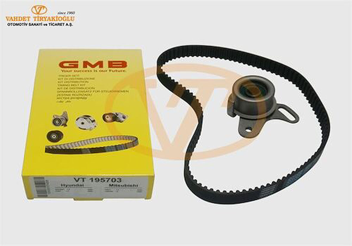 GMB VT195703 Eksantrik Rulman Kiti (Triger Seti) Accent 1.3 2000 2006 (Yeni Kasa) Getz 1.3 1.4 Benzinli 2002-110Stp8M220H 94919GT10022