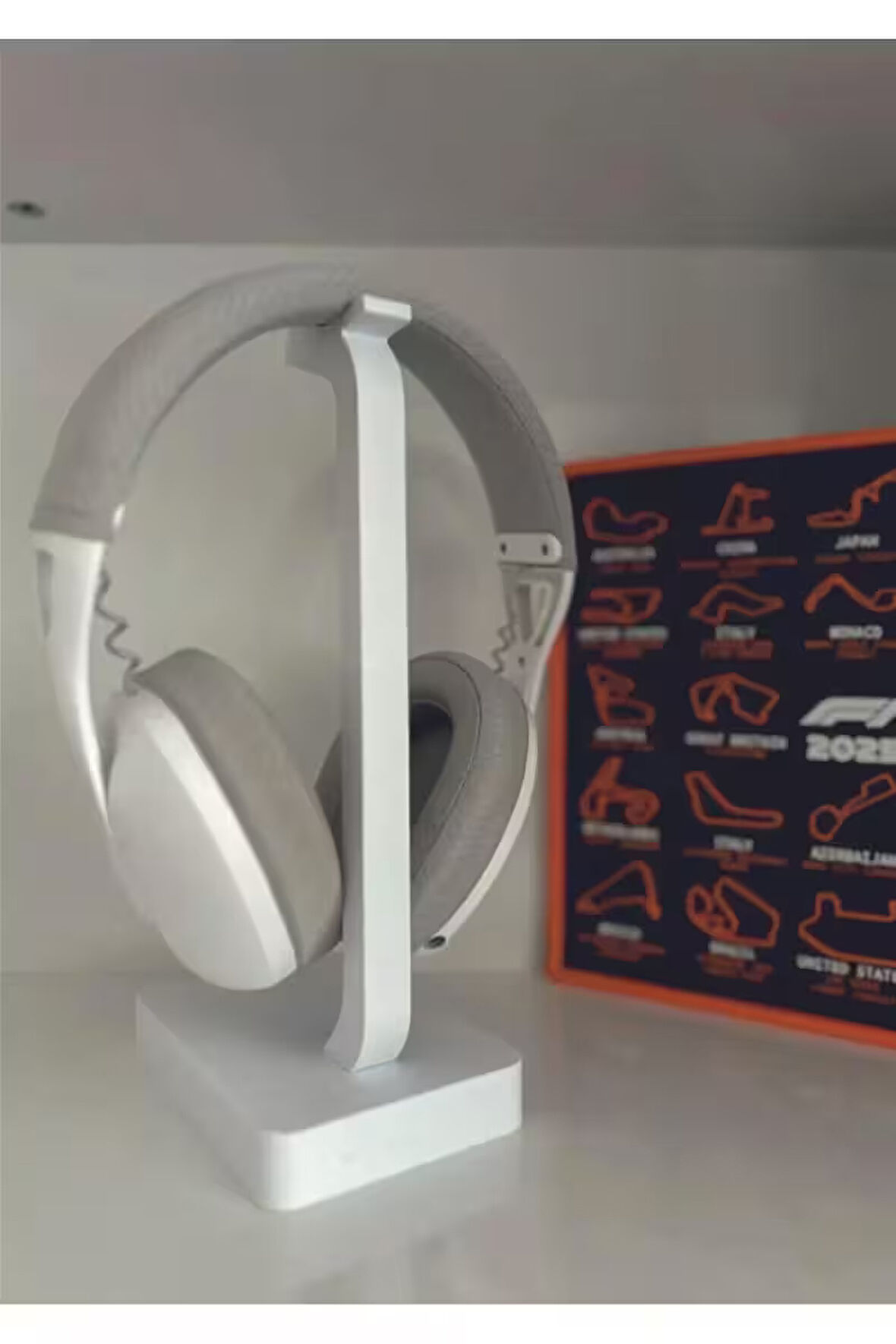  Gamer Kulaklık Standı - Dekoratif Kulaklık Tutucu | 24 Cm Masaüstü Kulaklık Askısı