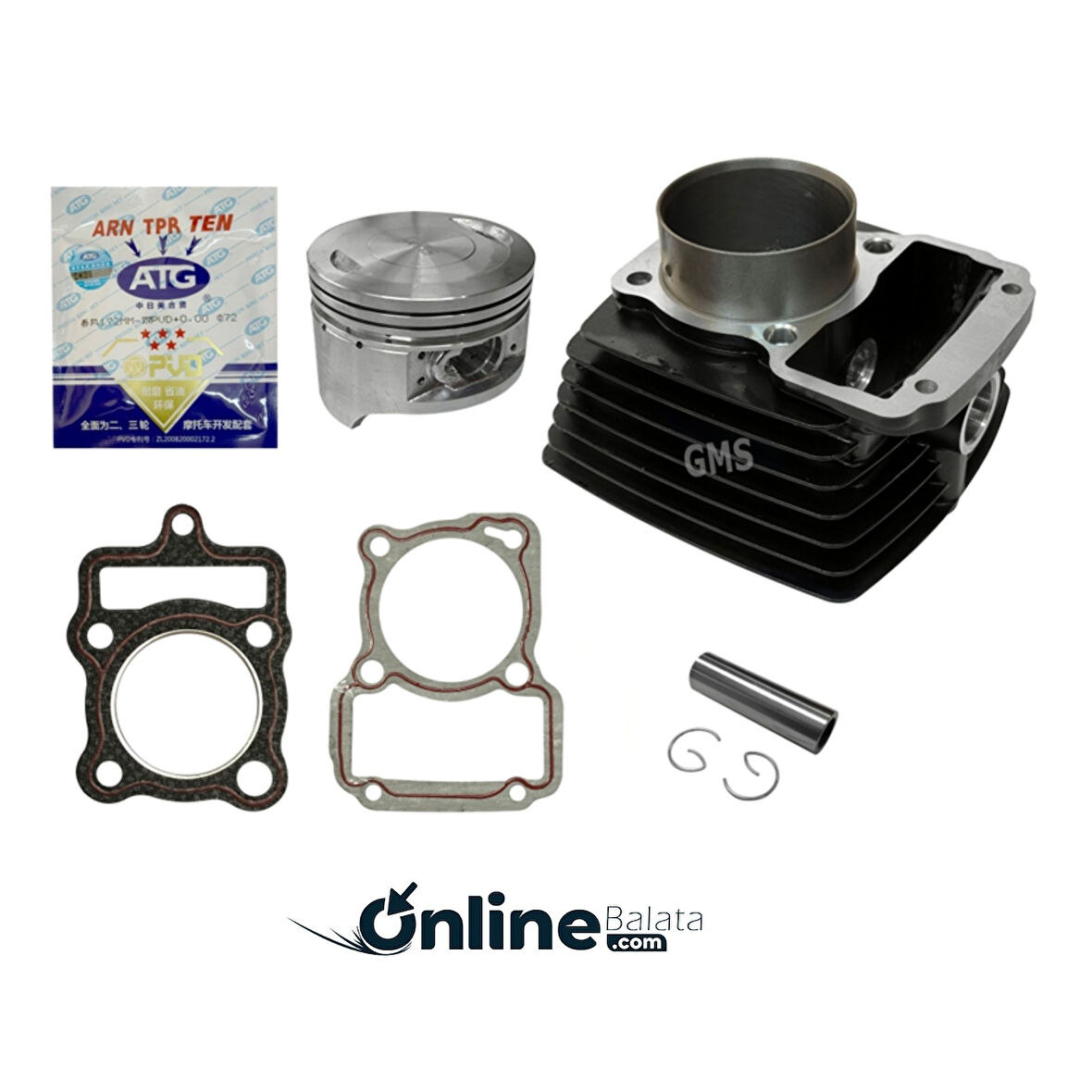 Mondial Xtreme Max 200 Silindir Set Komple Siyah GVS6583