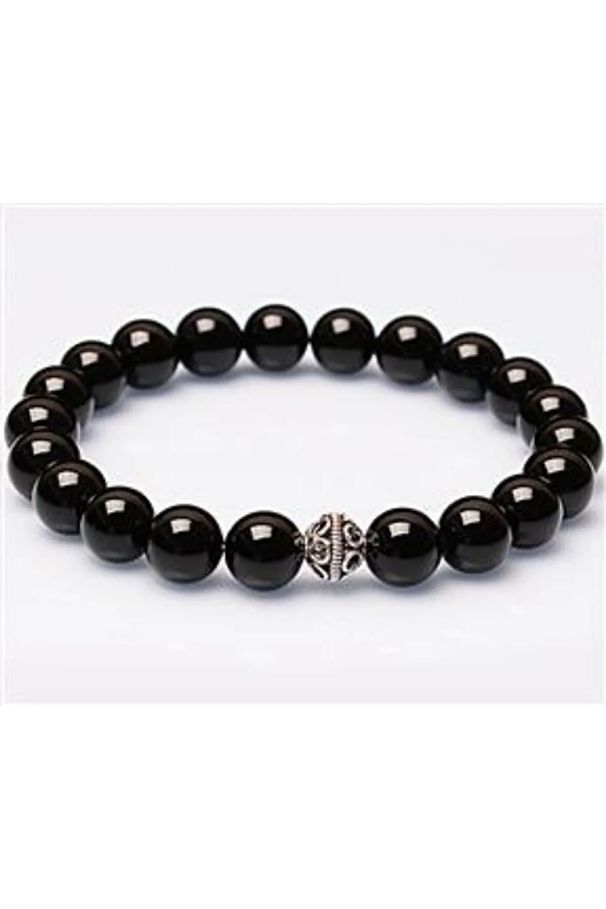 Sertifikalı Orijinal Doğal Taş Parlak Oniks Taşı Bileklik