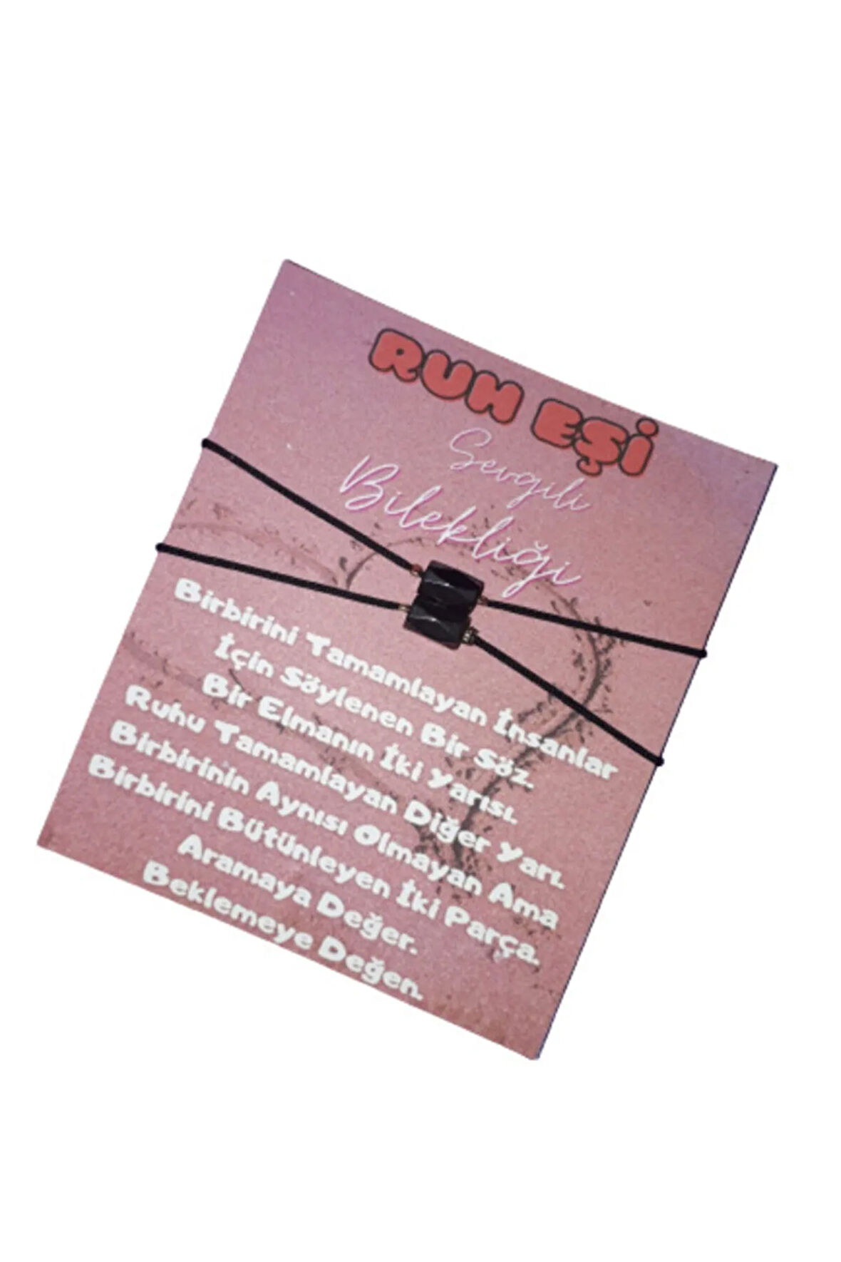 Sertifikalı Ruh Eşi Mıknatıslı Hematit Taşı Sevgili Bilekliği