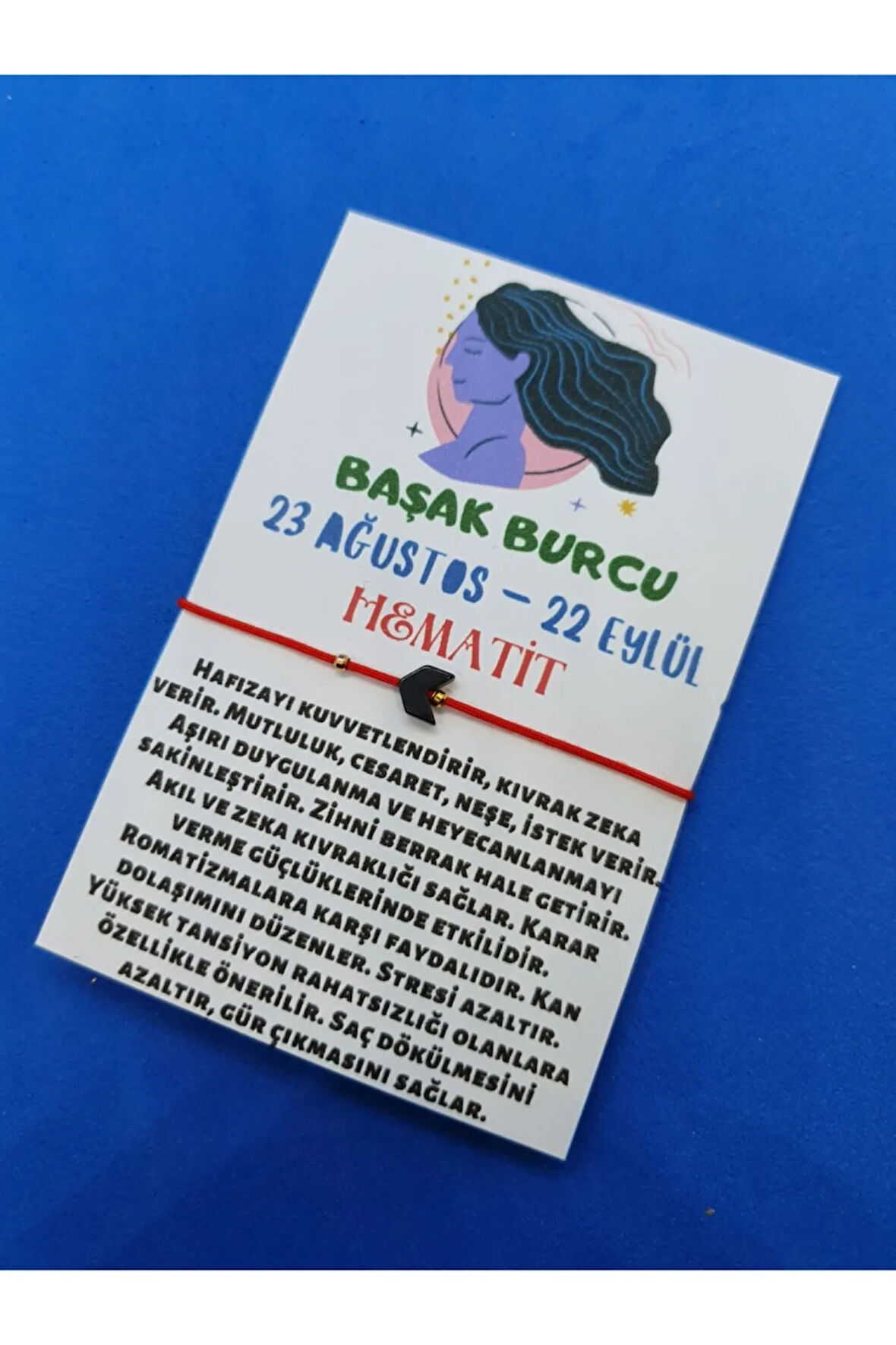 Sertifikalı Başak Burcuna Özel Bileklik