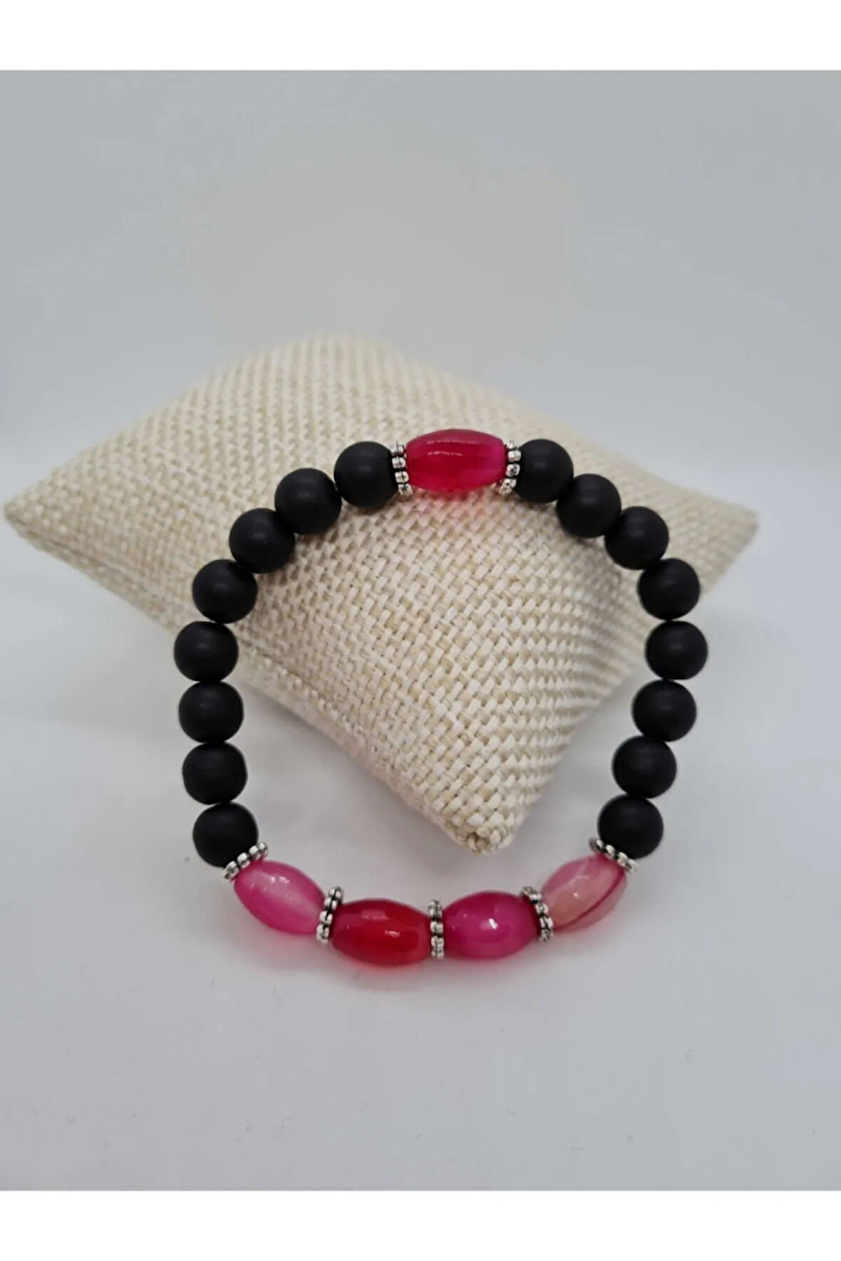 Sertifikalı Akik Ve Oniks Doğal Taş Bileklik