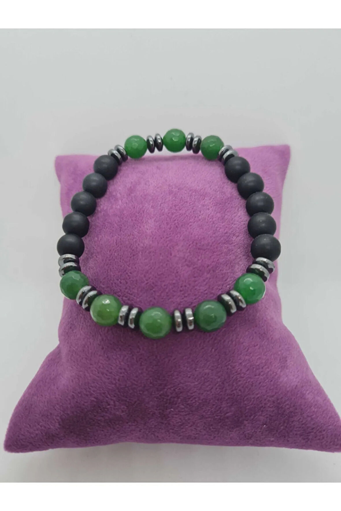 Sertifikalı Oniks Doğal Taş Bileklik Tasarım