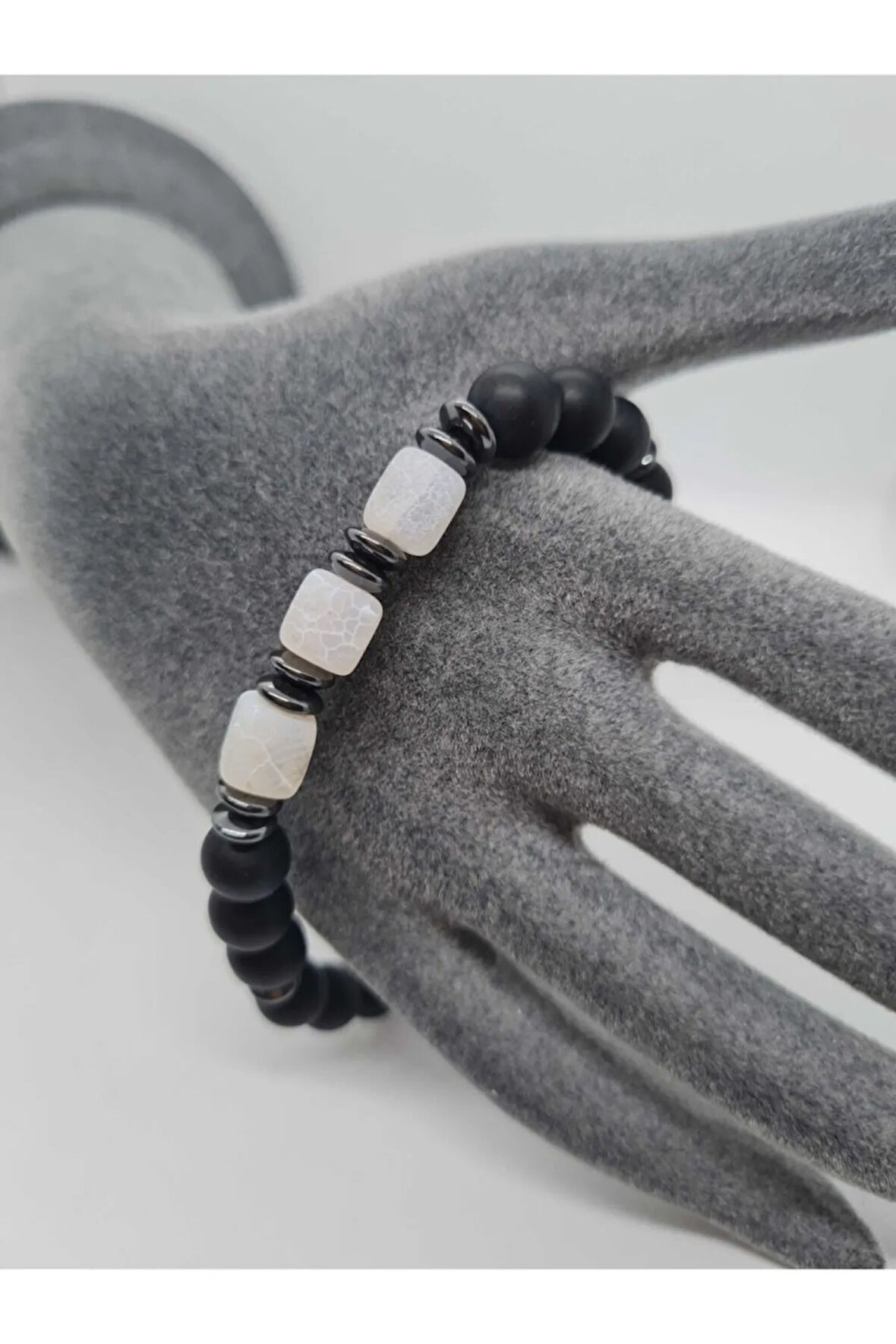 Sertifikalı Doğal Taş Küp Akik , Hematit , Oniks