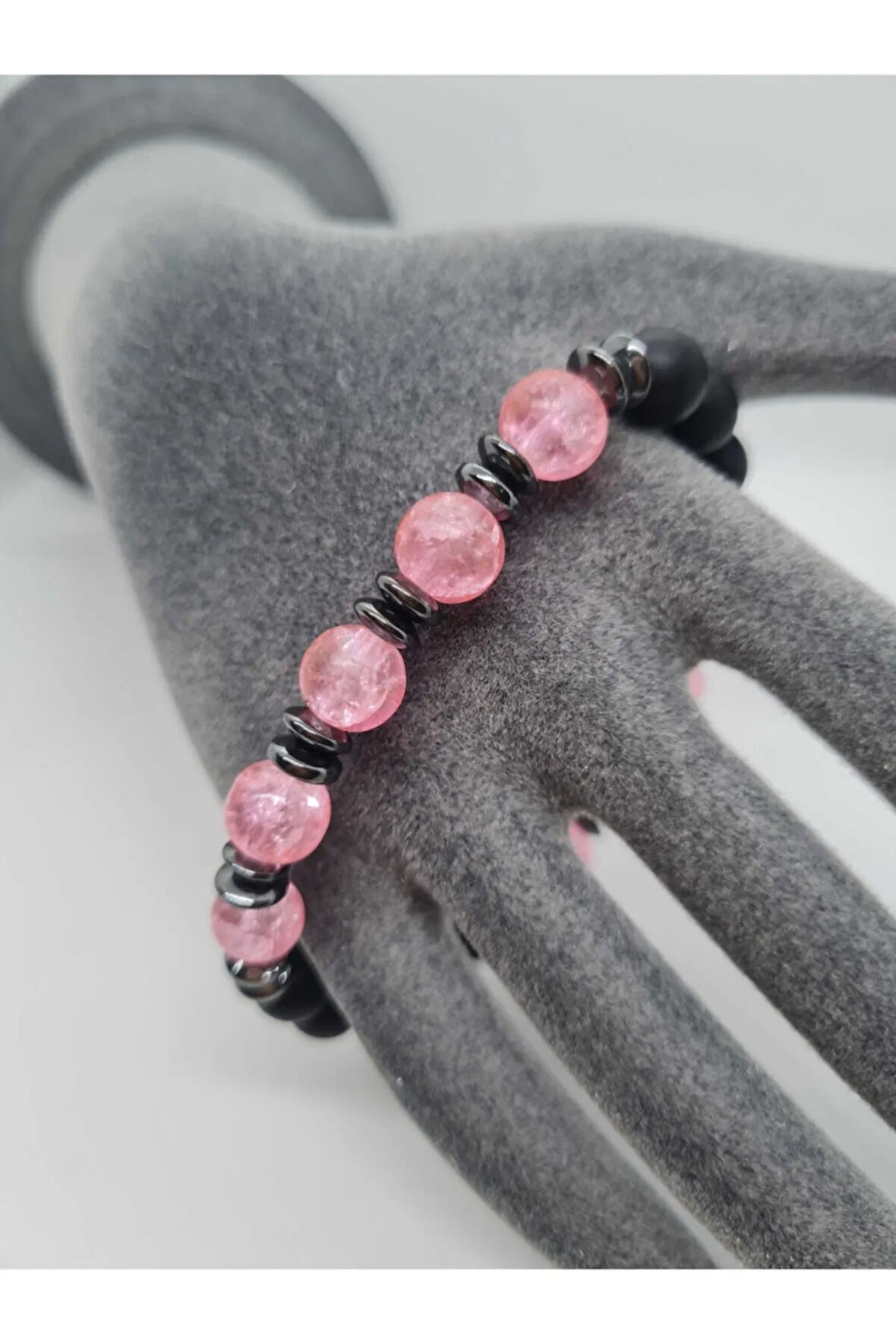 Sertifikalı Oniks Doğal Taş Bileklik Tasarım