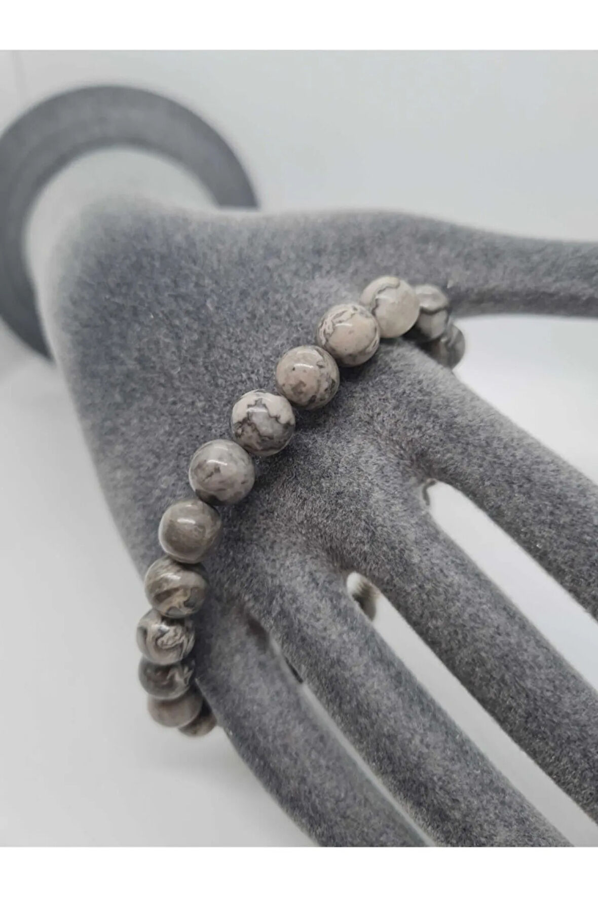 Sertifikalı Jasper Doğal Taş Bileklik