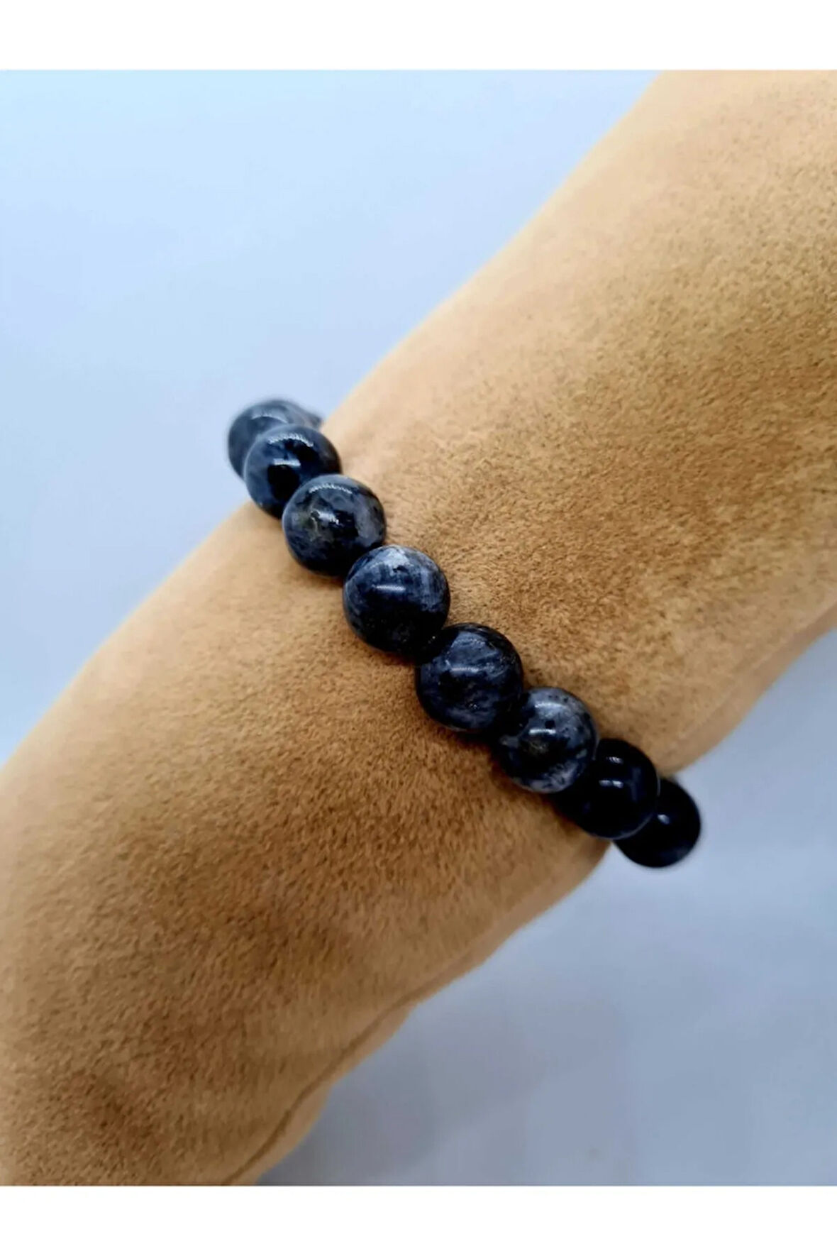 Sertifikalı Doğal Taş Labradorit Bileklik 10mm
