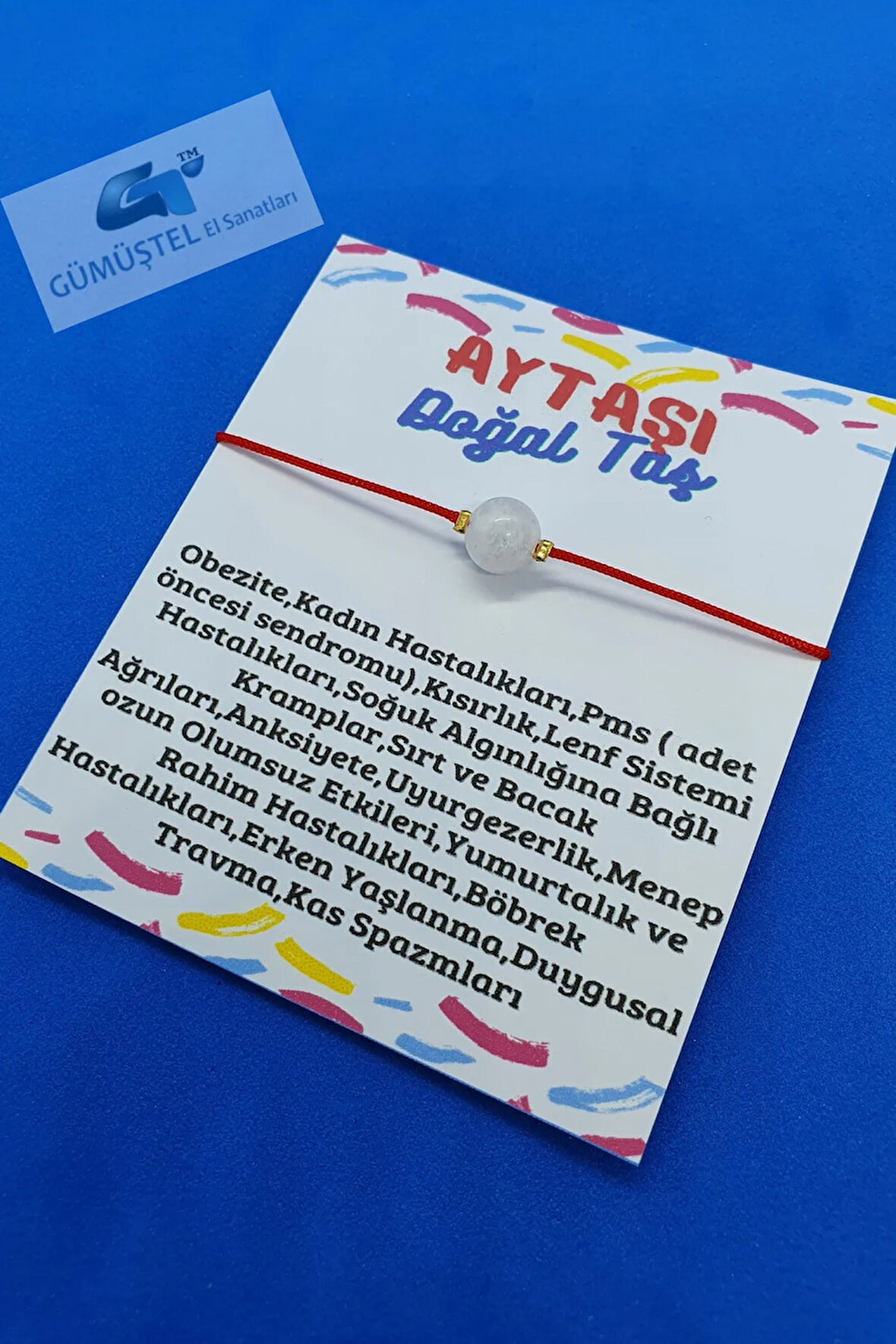 Sertifikalı Aytaşı Bileklik Orijinal Doğal Taş