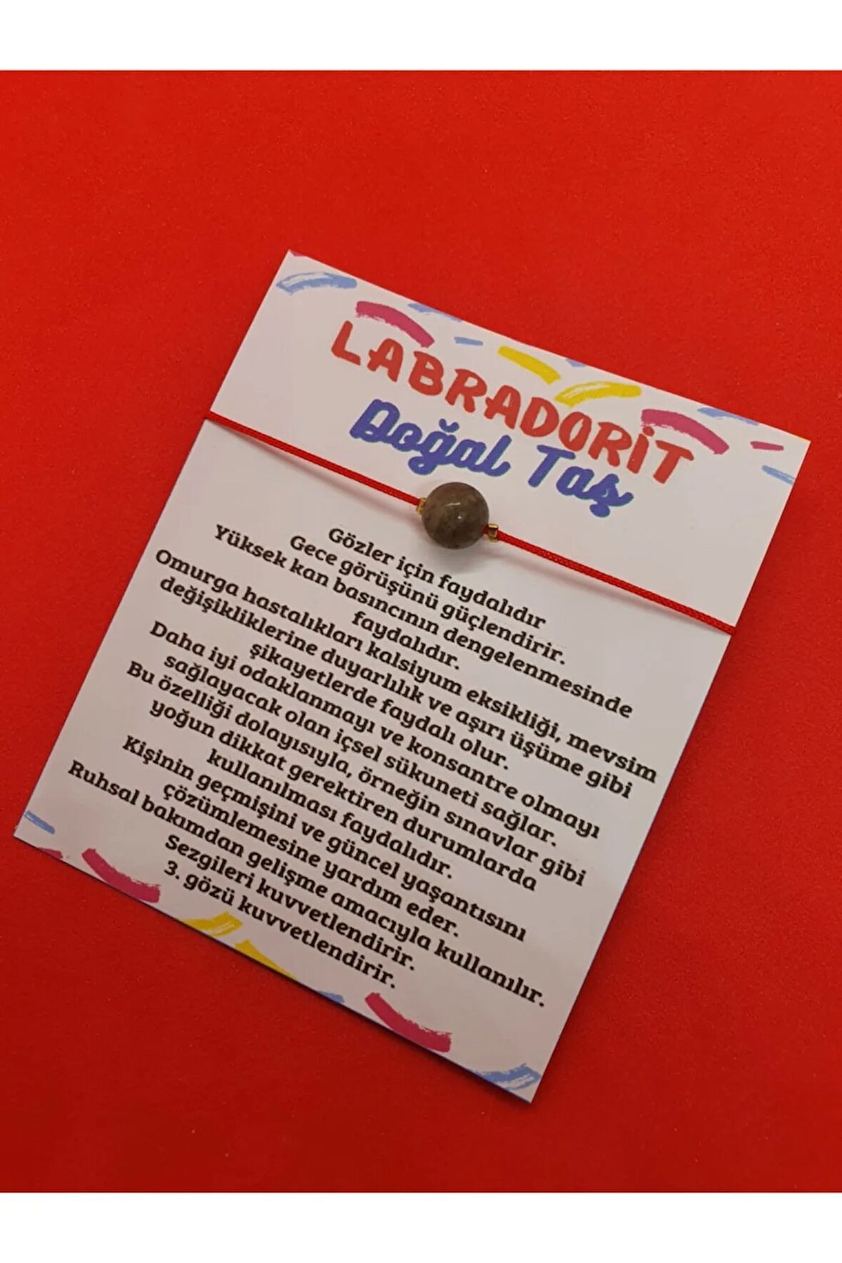 Sertifikalı Doğal Taş Bileklik