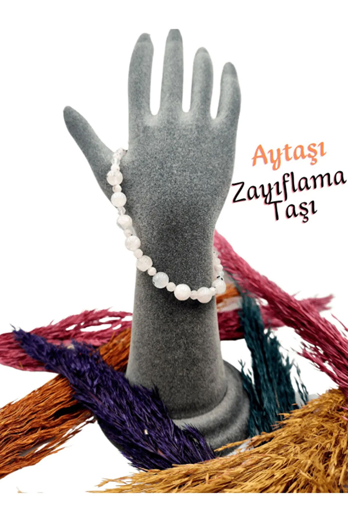 Sertifikalı Doğal Taş Aytaşı Zayıflama Taşı Bileklik