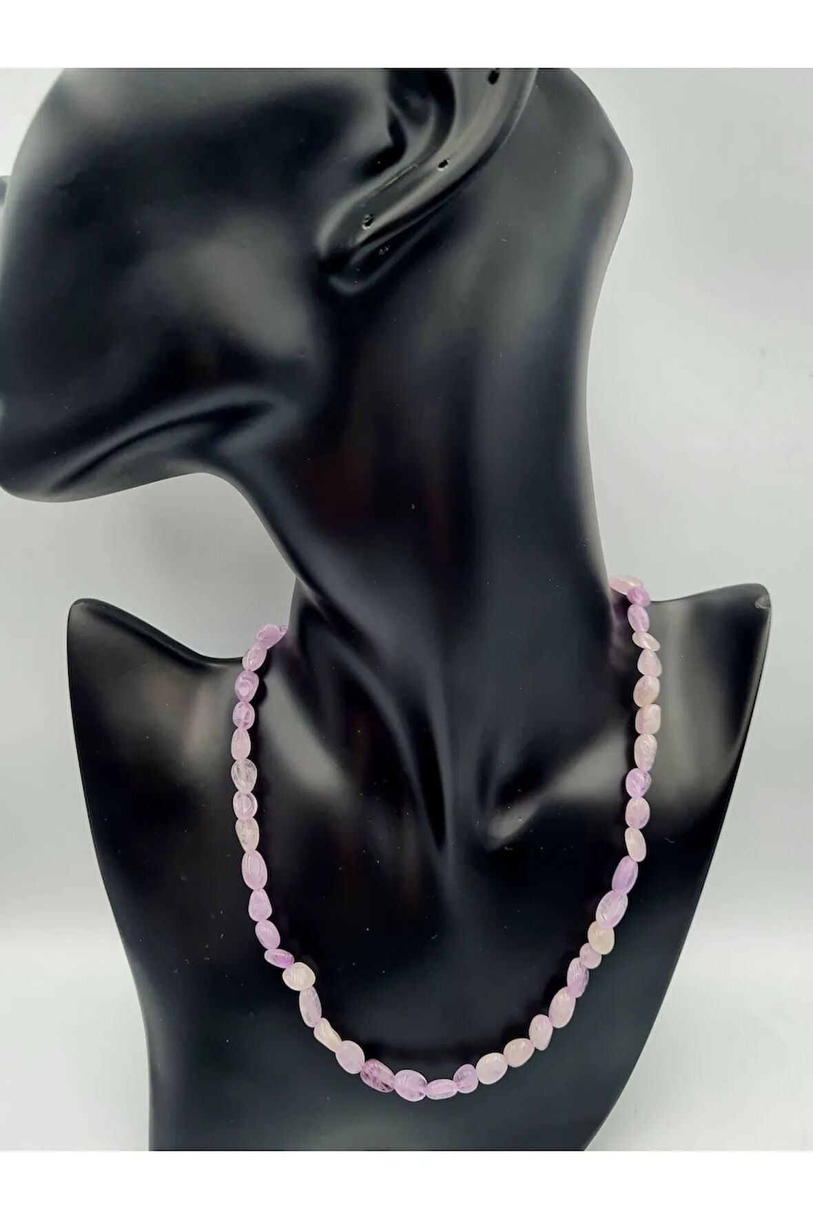 Sertifikalı Ametrin Orijinal Doğal Taş Tımbıl Kolye Aaa Kalite