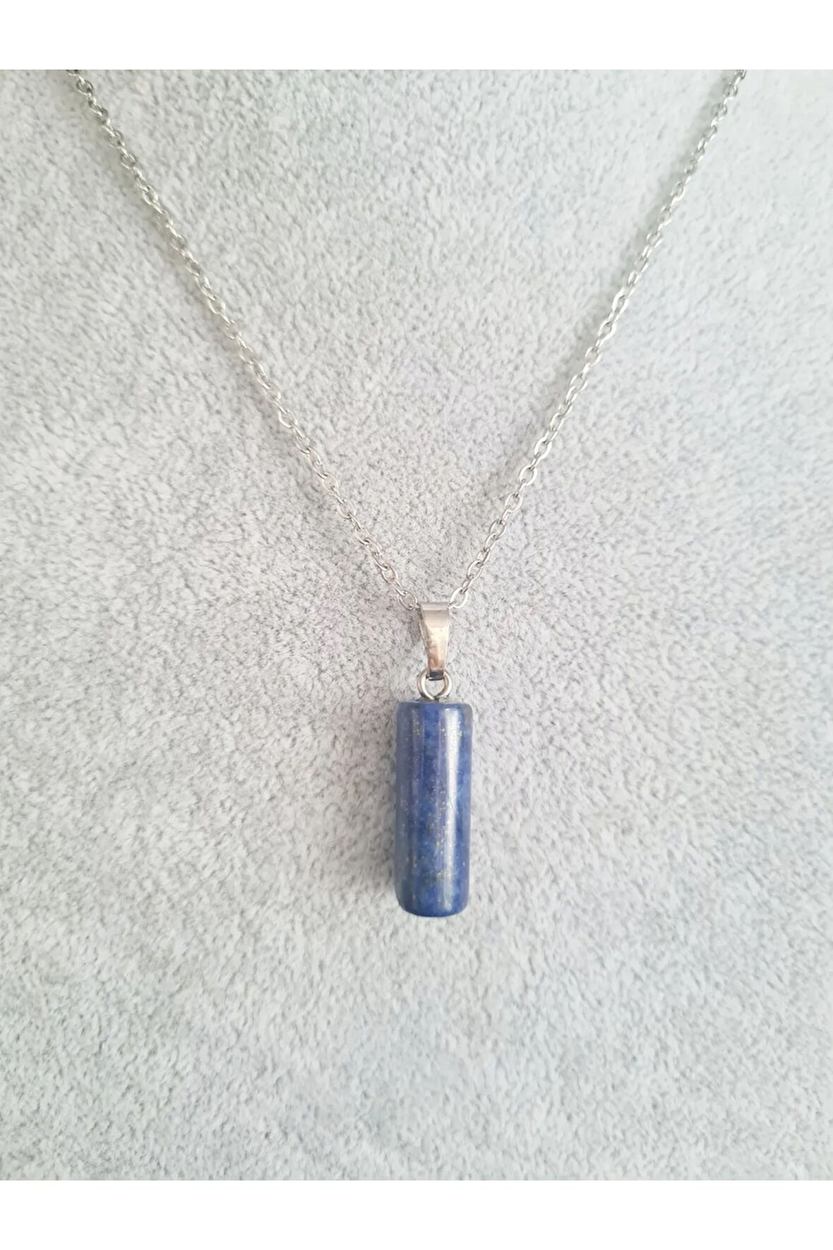 Sertifikalı Lapis Lazuli Doğal Taş Kolye