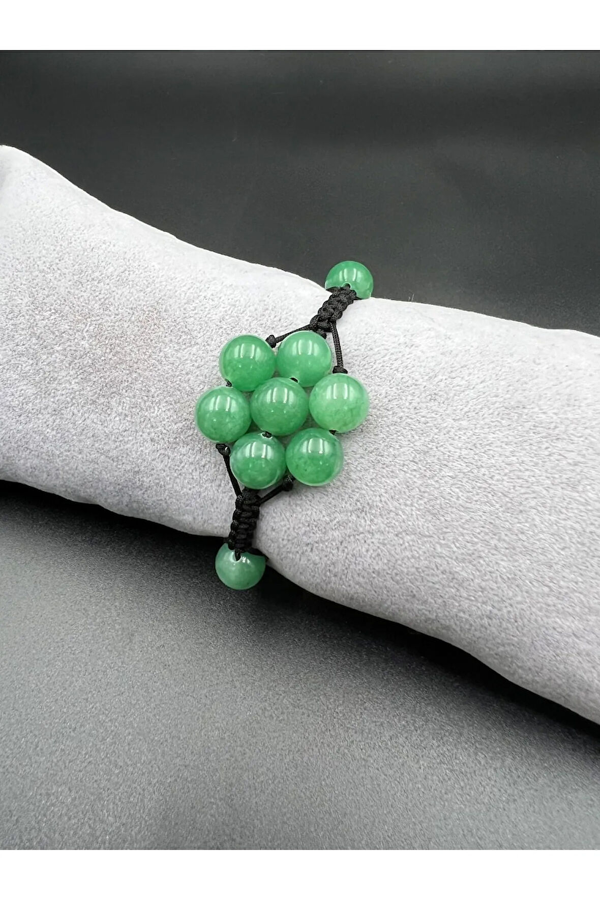 Sertifikalı Aventurin Doğal Taş Bileklik Asansörlü Kilit Sistemi Aaa Kalite El Yapımı Bileklik