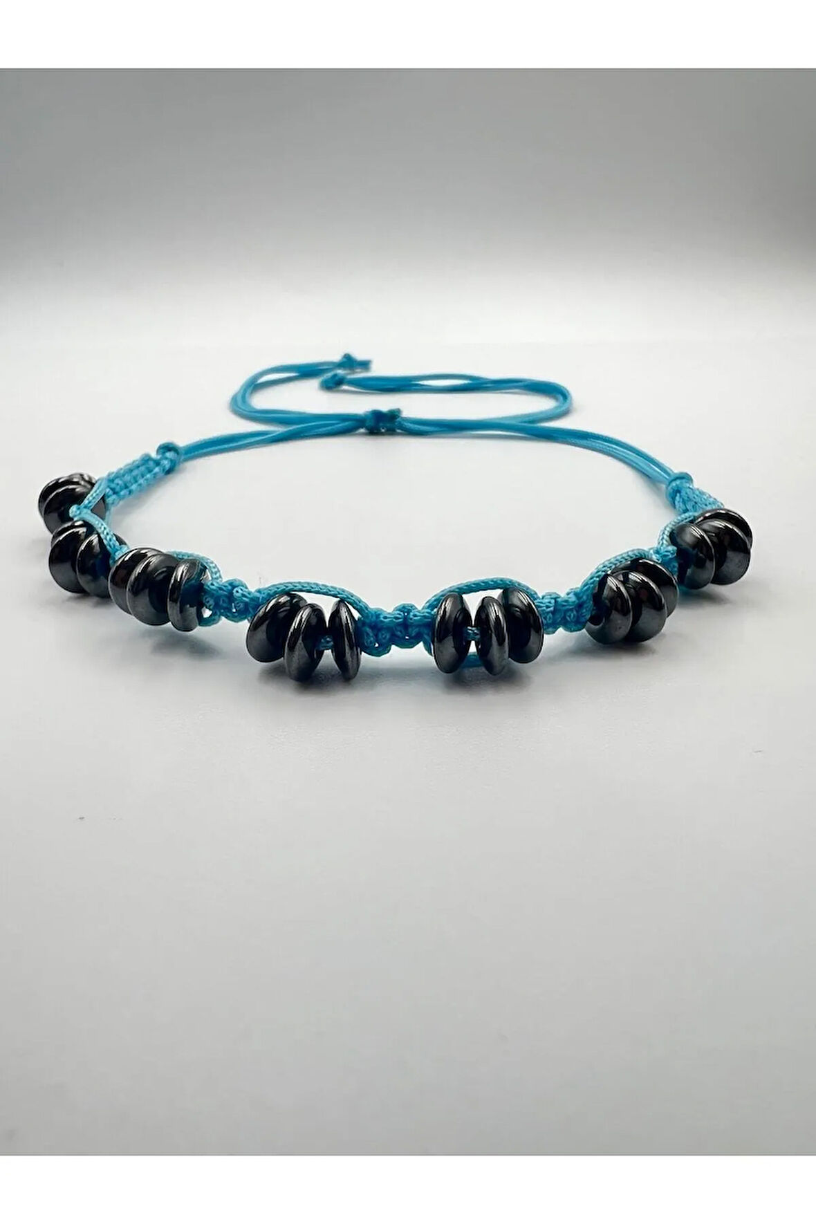 Sertifikalı Hematit Doğal Taş Tasarım Bileklik Aaa Kalite Hafıza Konsantrasyon Kıvrak Zeka