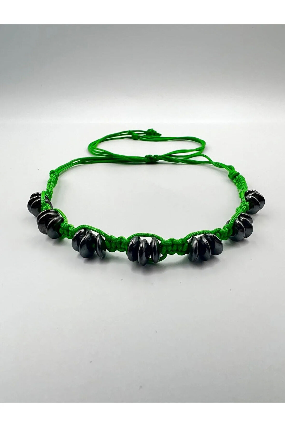 Sertifikalı Hematit Doğal Taş Tasarım Bileklik Aaa Kalite Hafıza Konsantrasyon Kıvrak Zeka