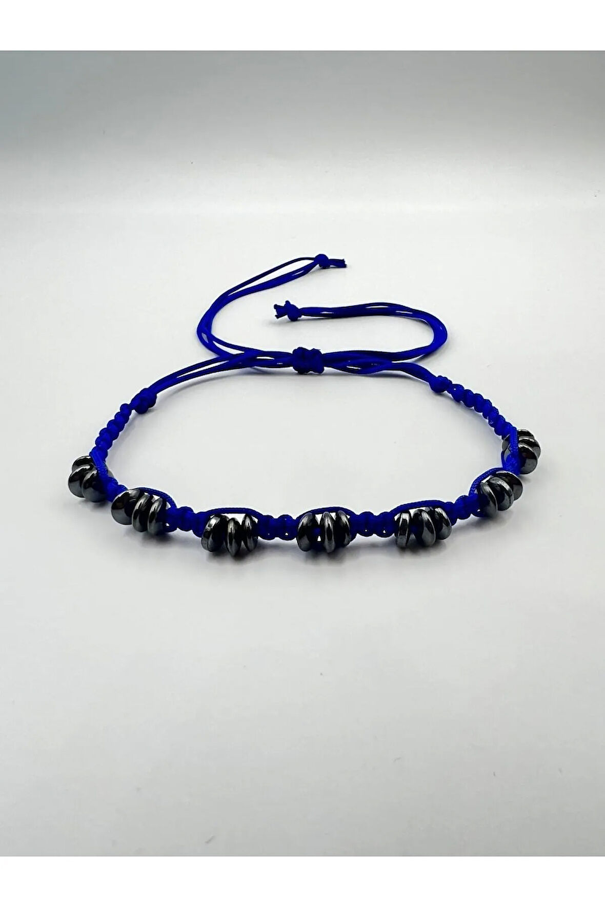 Sertifikalı Hematit Doğal Taş Tasarım Bileklik Aaa Kalite Hafıza Konsantrasyon Kıvrak Zeka