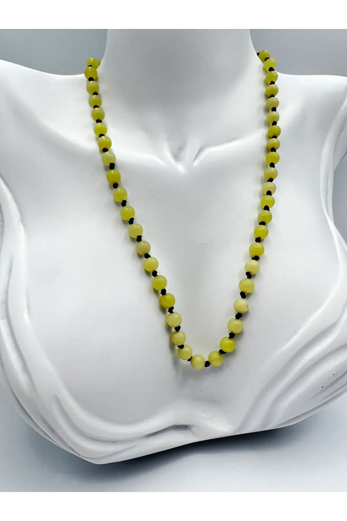 Sertifikalı Doğal Taş Peridot Taşı Kolye Aaa Kalite 6mm