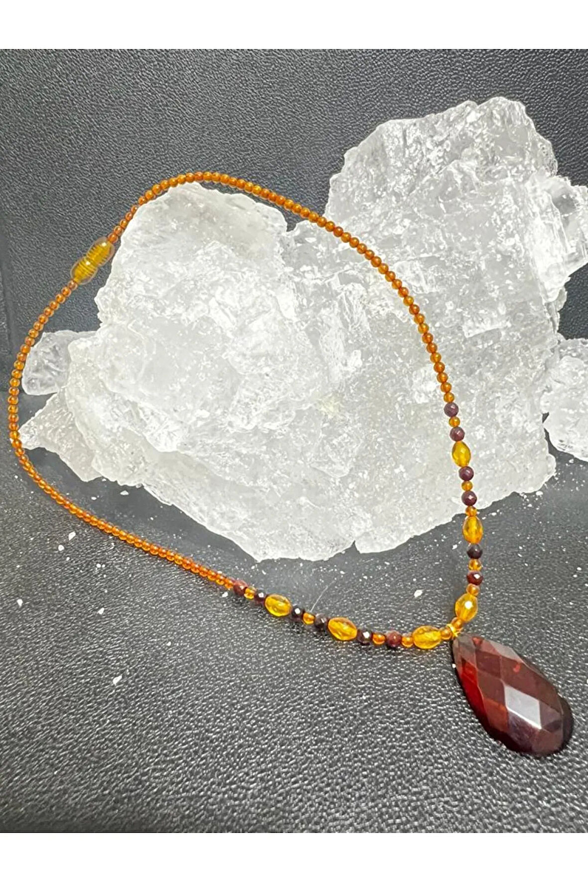 Sertifikalı Orijinal Kehribar Kolye