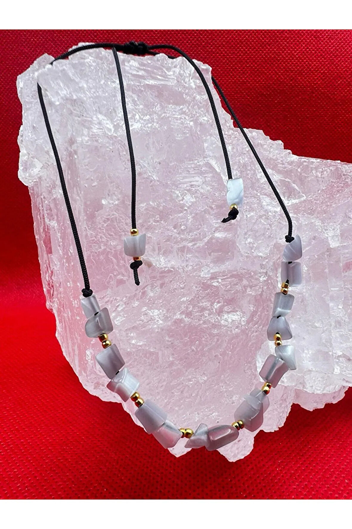 Sertifikalı Doğal Taş Kedi Gözü Tasarım Bileklik Handmade AAA Kalite