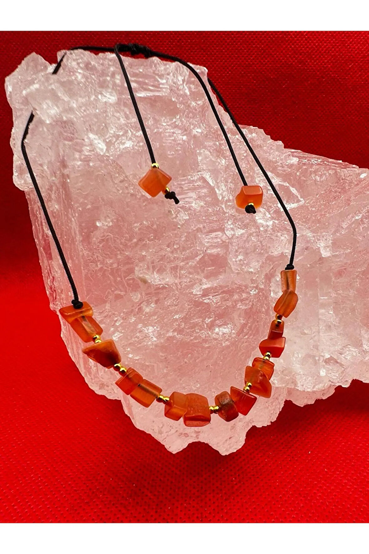 Sertifikalı Doğal Taş Kedi Gözü Tasarım Bileklik Handmade AAA Kalite