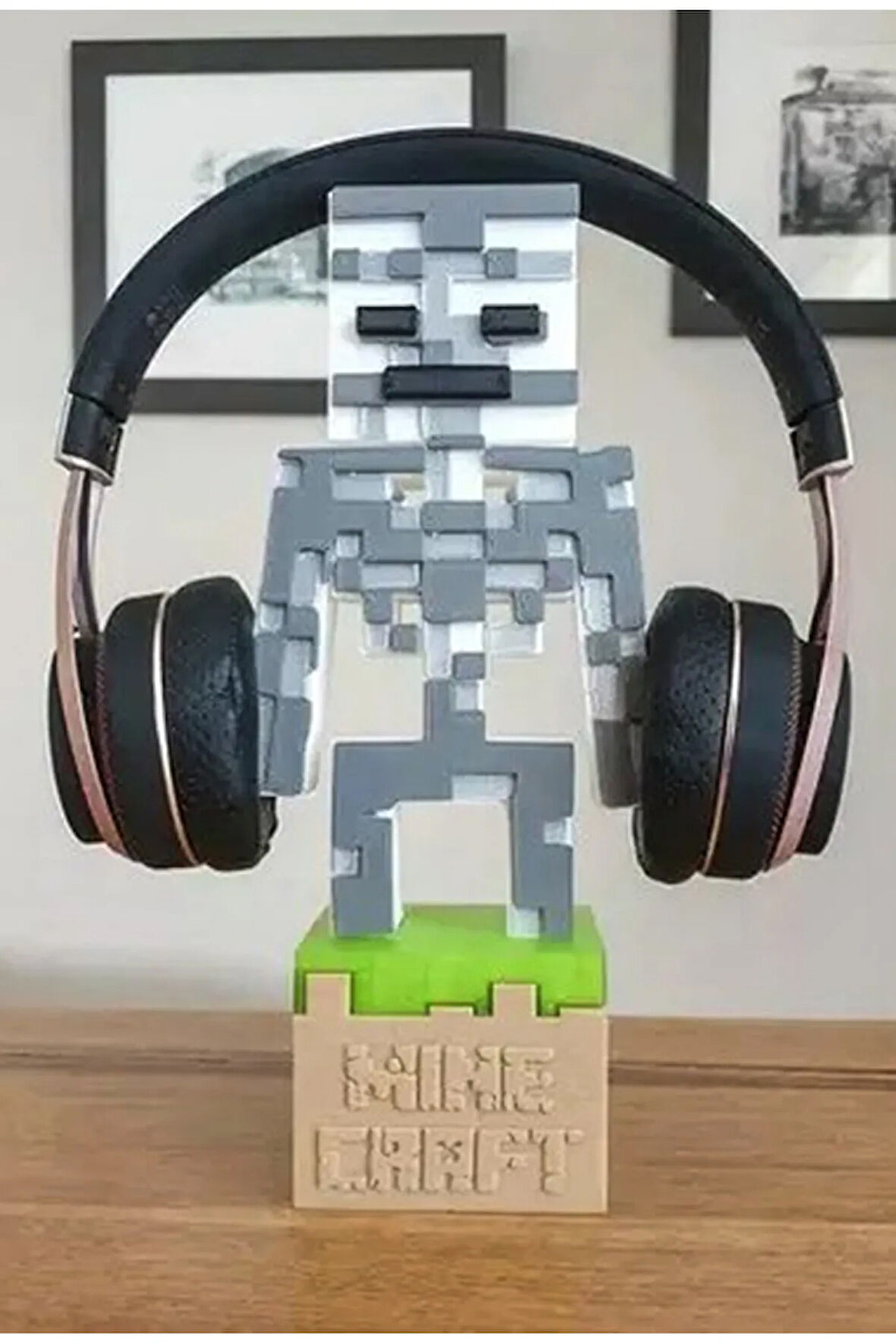 Minecraft Kulaklık Askısı Minecraft Creepy Kulaklık Standı 16CM