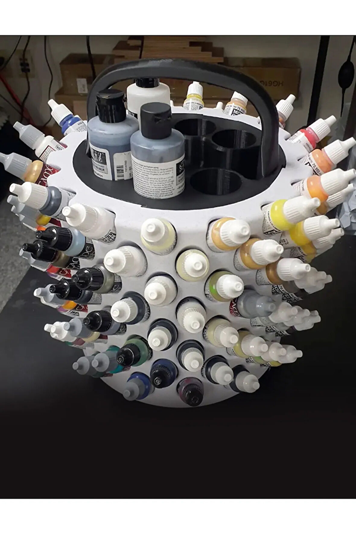 Çoklu Boya Organizeri Boya Kutusu Düzenleyici Dev Boy