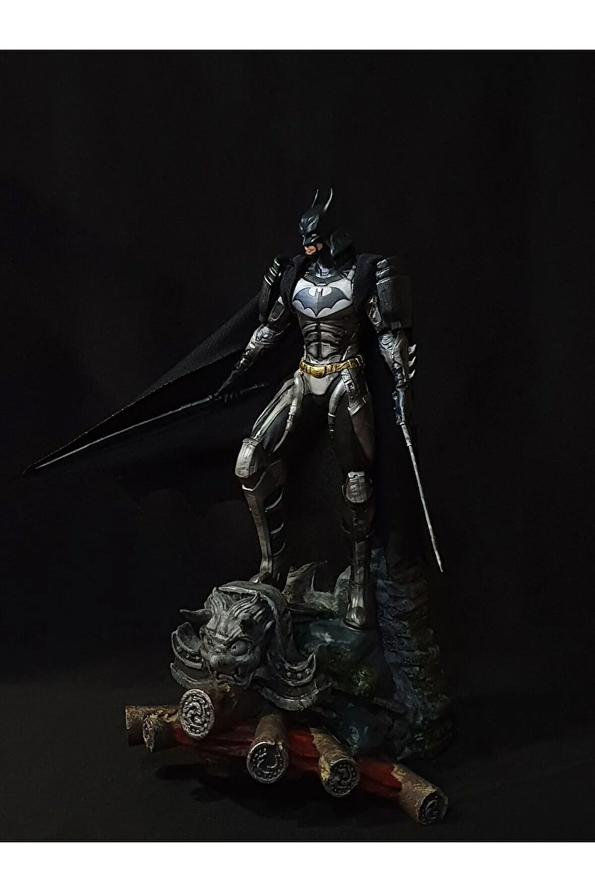 Batman Adalet Birliği Zırhlı Figür Samuray Batman Obje Büyük Boy 25CM