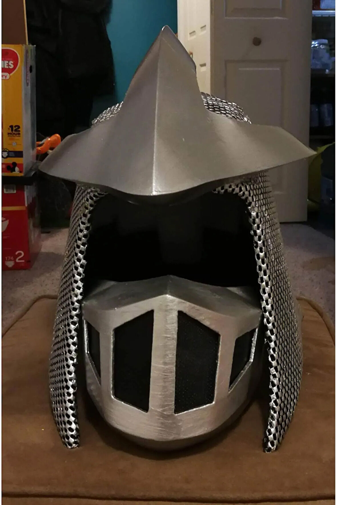 Cadılar Bayramı Shredder Kaskı Ninja Kaplumbağalar Shredder Kaskı Halloween Shredder Kask Büyük Boy