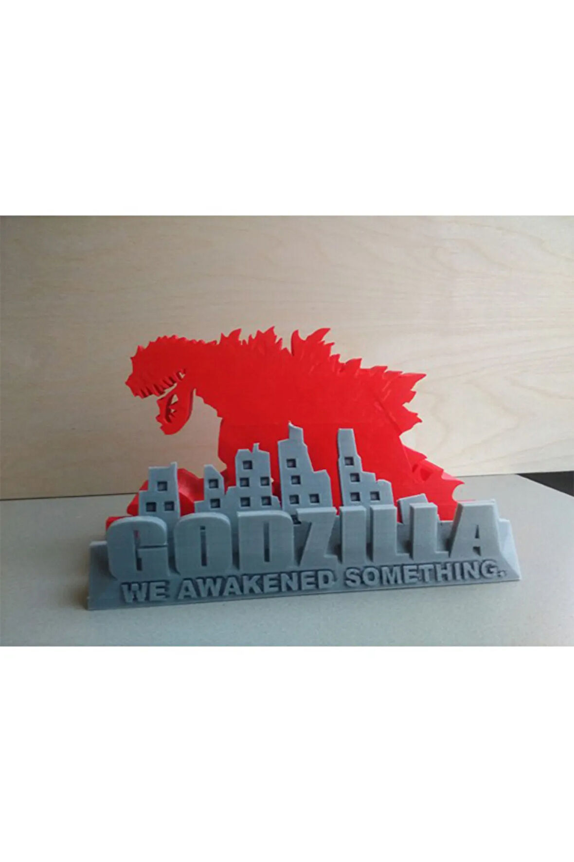 Godzilla Kartlık Godzilla Kartvizitlik Masaüstü Dekoratif Obje