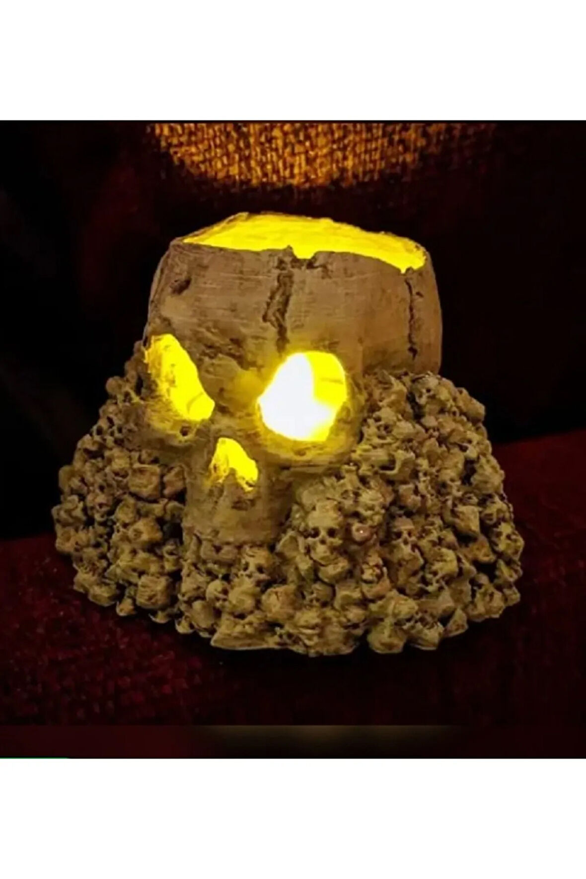 Hawlloween Cadılar Bayramı Kuru Kafa lambası