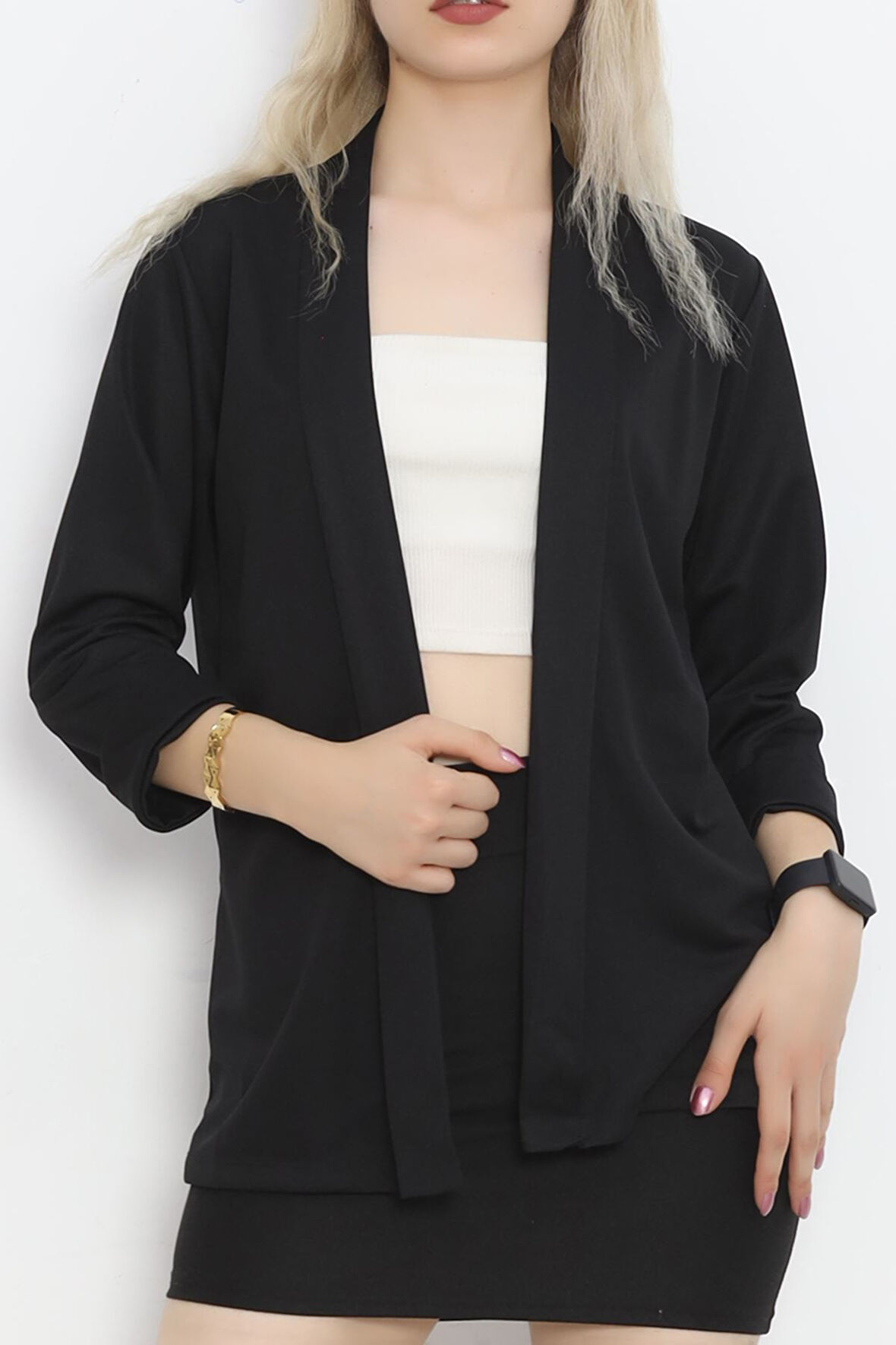GAMZELİTARZIM Kimono Siyah - 10050.1778.