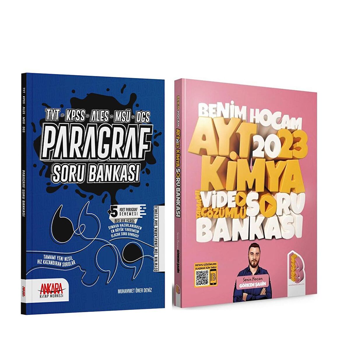 Benim Hocam 2023 AYT Kimya ve AKM Paragraf Soru Bankası Seti 2 Kitap