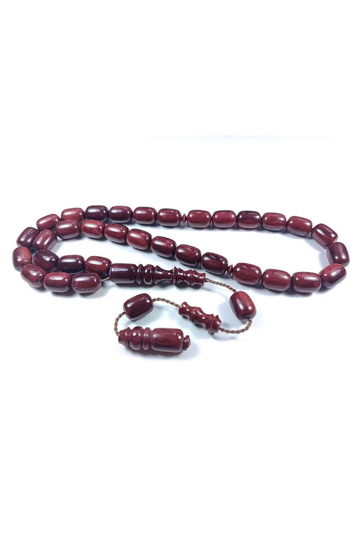 Emine Rişvani Usta Eseri Sikkeli Çift Zımpara Çift Cilalı Sıkma Kehribar Sertifikalı 4415