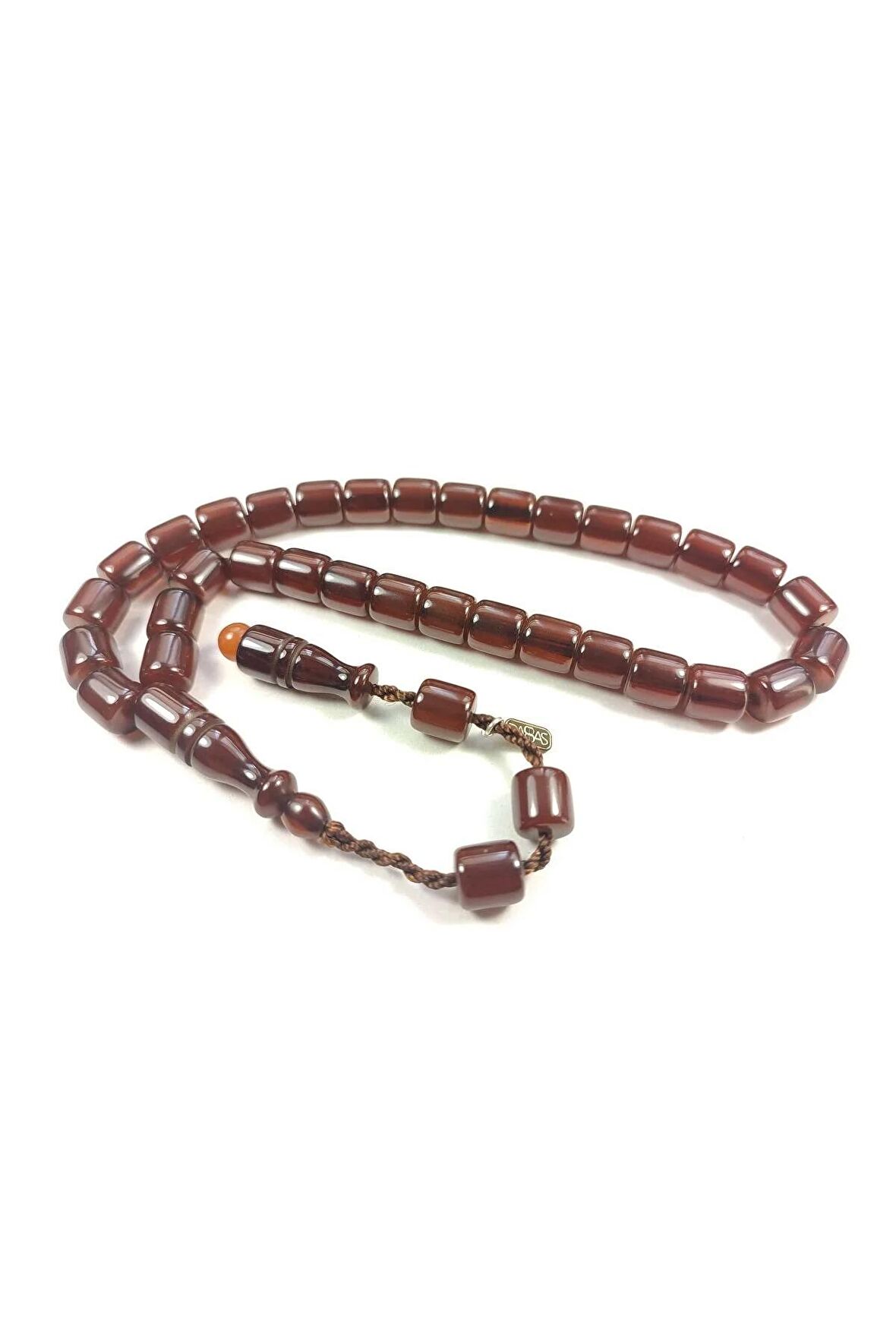 Muhammed Dabbas Usta Eseri (İmzası Gümüştür) Sıkma Kehribar Sertifikalı 4397