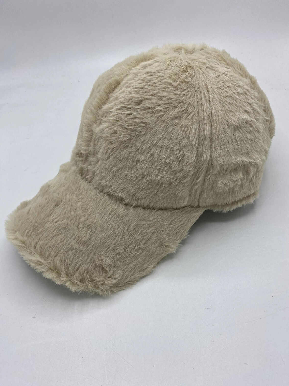 Kadın Kışlık Peluş Şapka Kep Trendy Baseball Cap