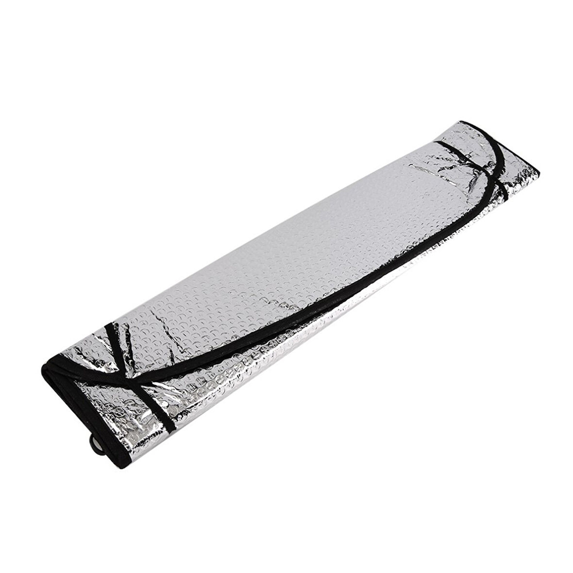 Metalize Ön Cam Minibüs Otobüs Güneşlik Büyük XXL165x85cm Gri OSN1004