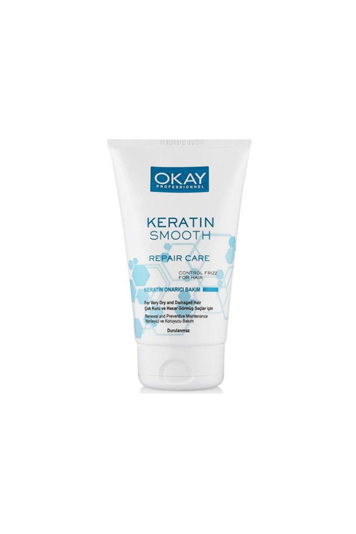 OKAY KOZMETİK Keratin Smooth Onarıcı Saç Bakım Kremi 100 Ml