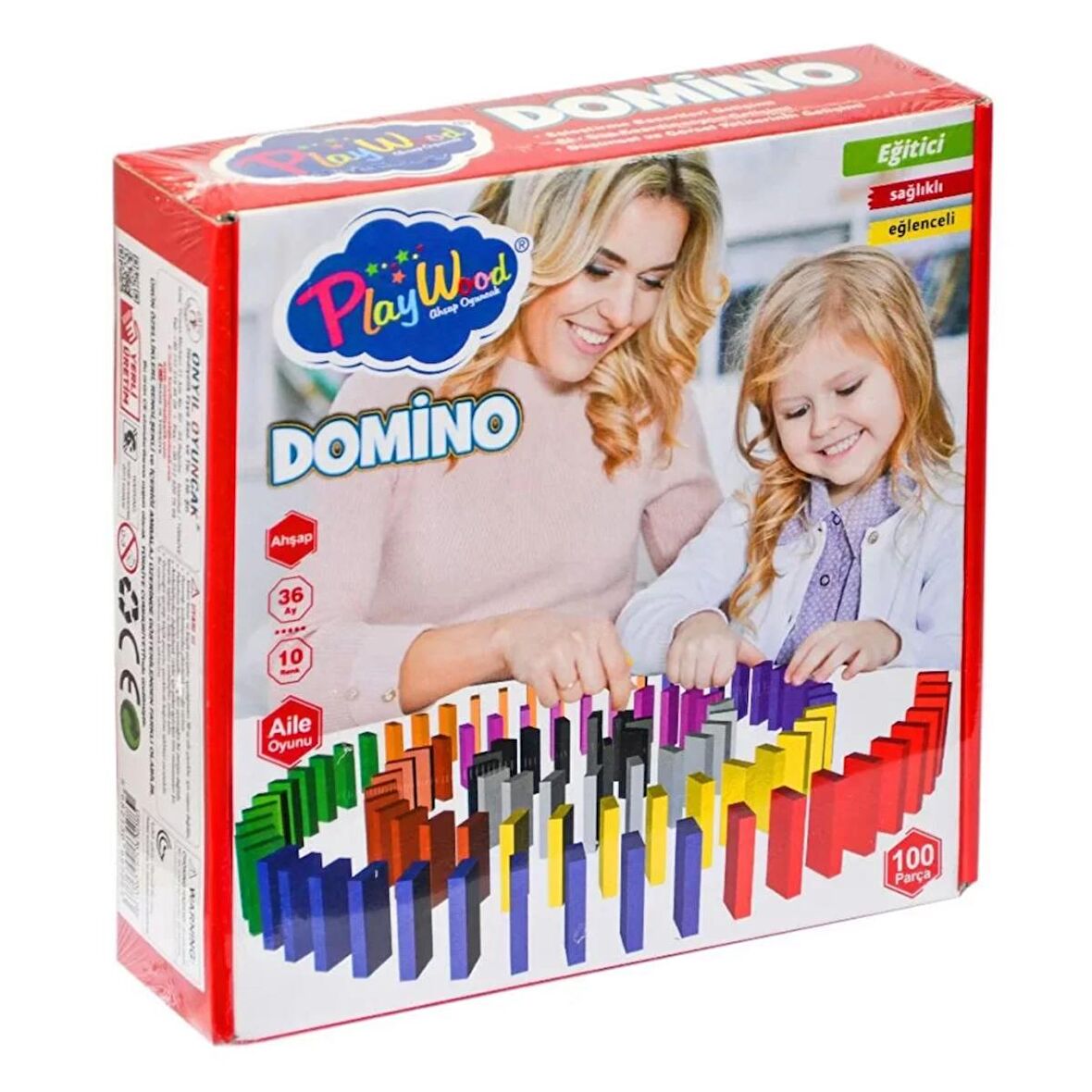 Nessiworld Playwood Ahşap Domino Oyunu