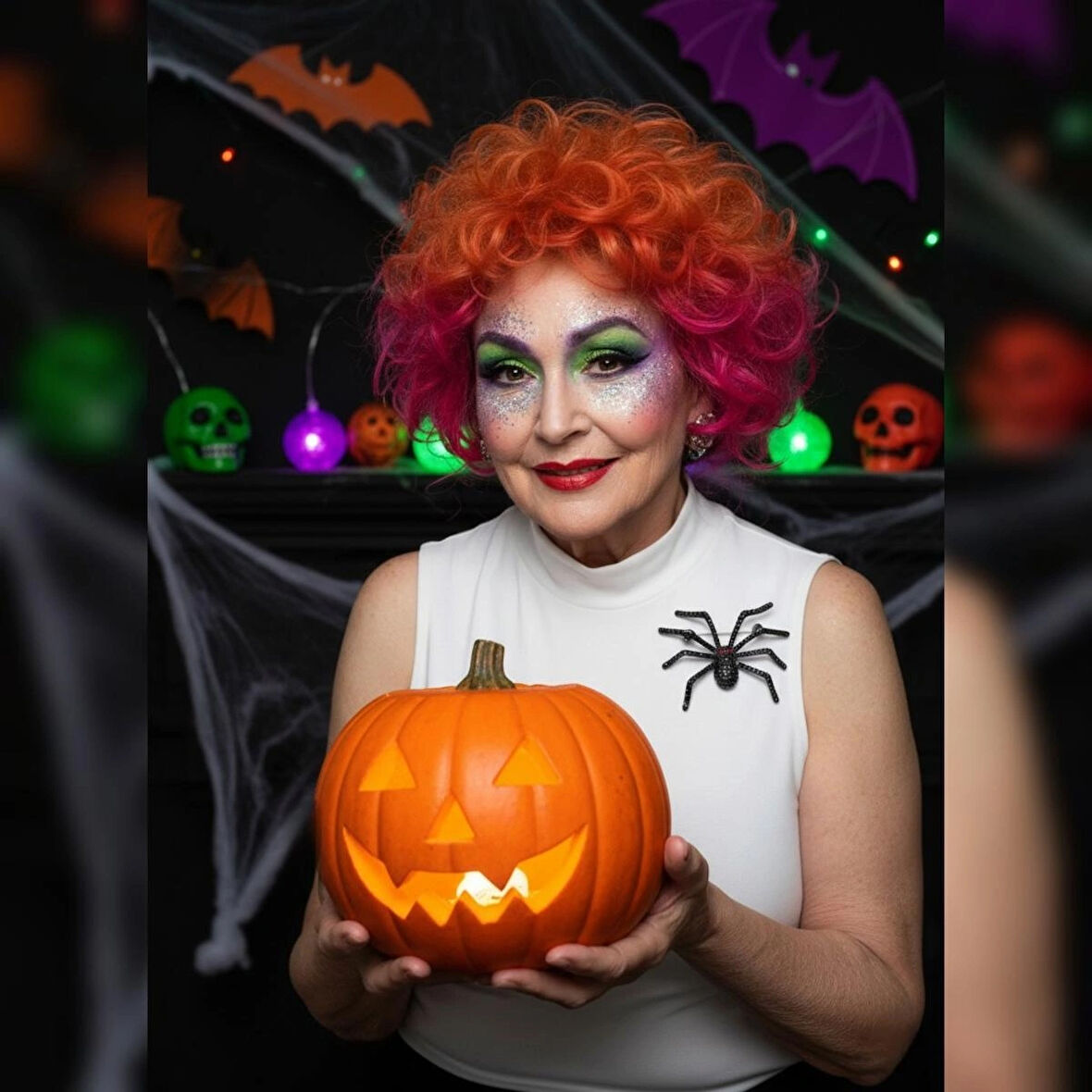 Hayvan Figürlü Örümcek Broş