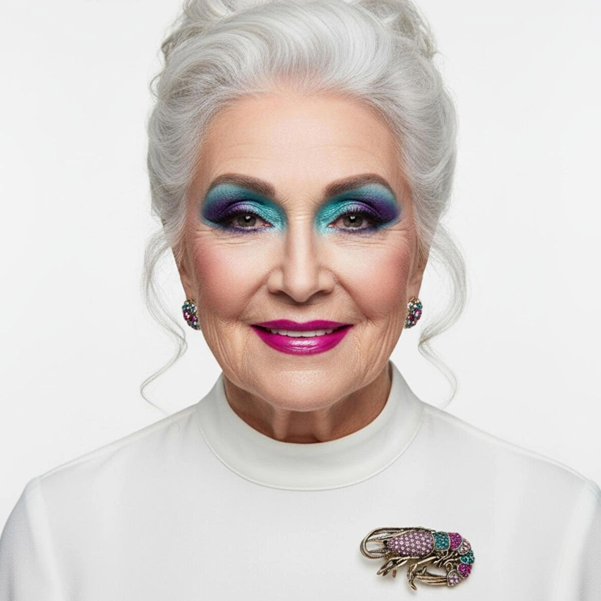 Hayvan Figürlü Karides Broş