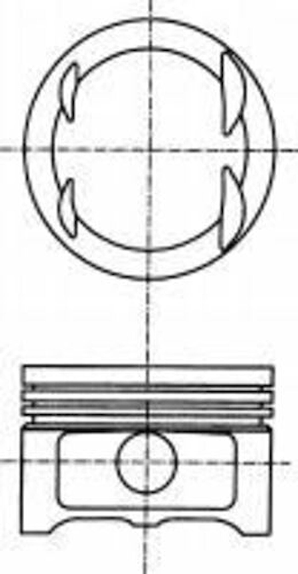 Goetze 87-119000-00 Piston 112 113 89.90mm E32 E43 S E Ml C CLK Slk A1120303717