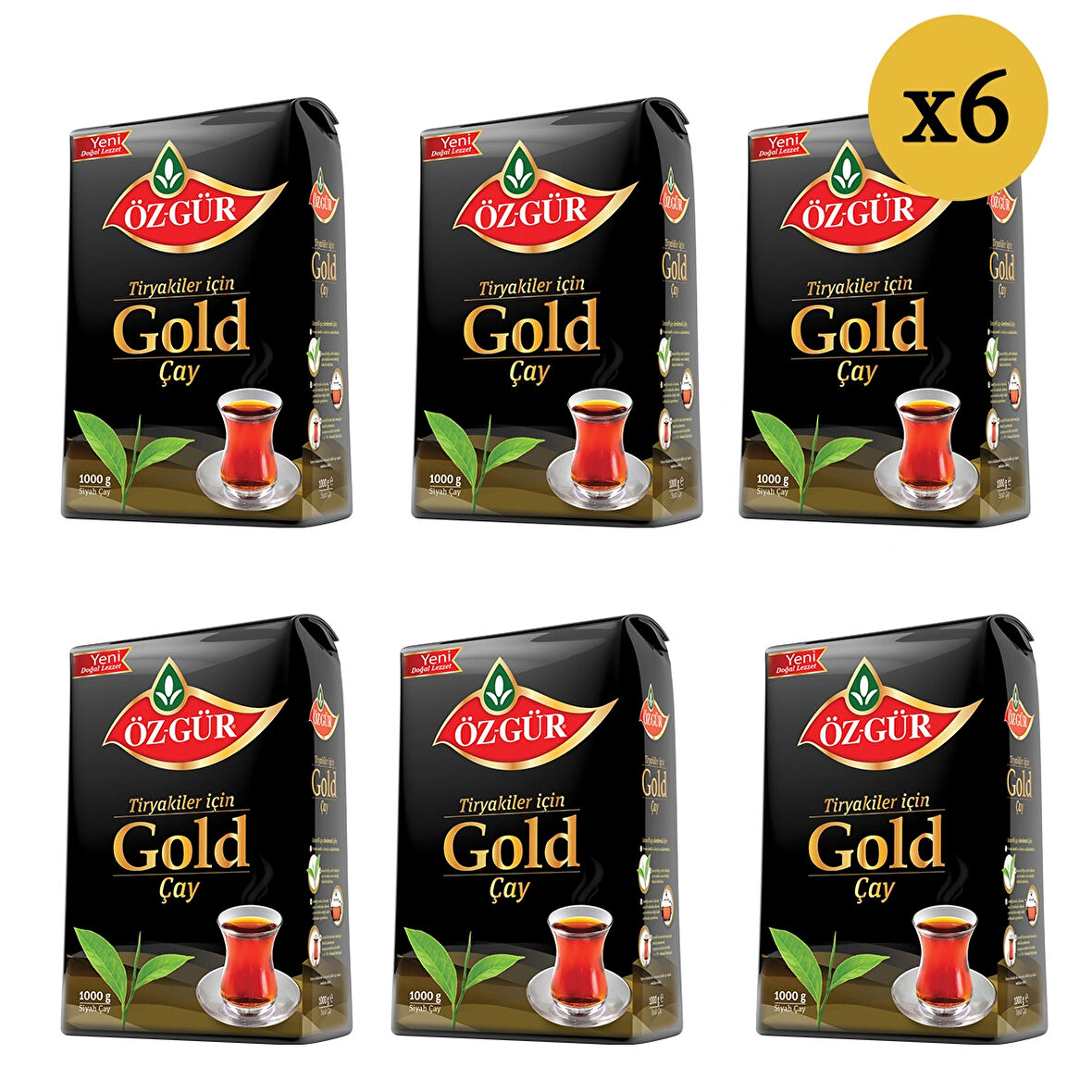ÖZGÜR Gold Çayı 1000 Gr x 6 Adet