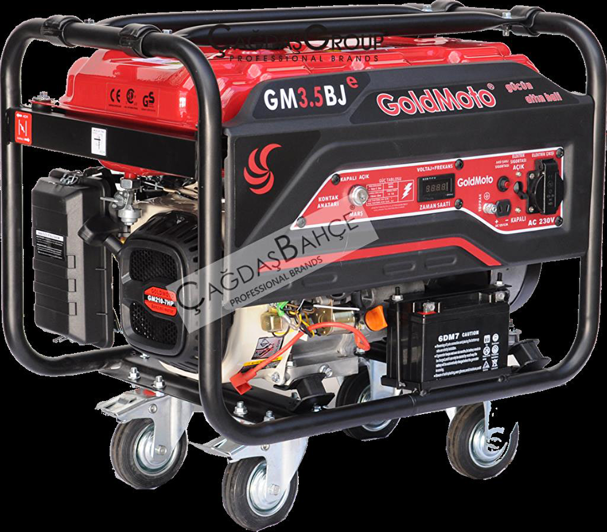 GoldMoto GM3.5BJEA Benzinli Marşlı Jeneratör 3.5 KW