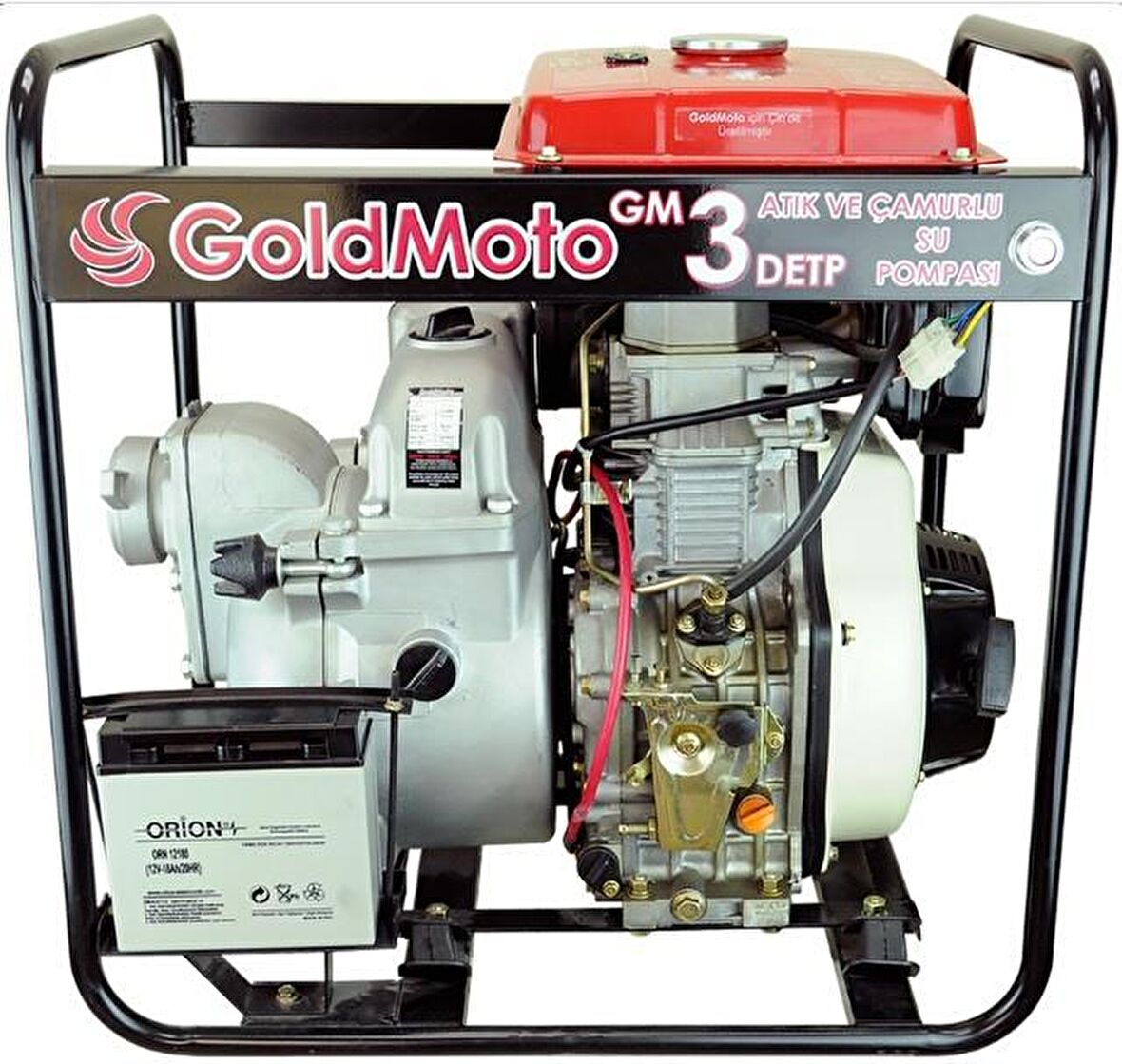 GoldMoto GM3DETP Dizel Kirli Su Pompası 9.5HP