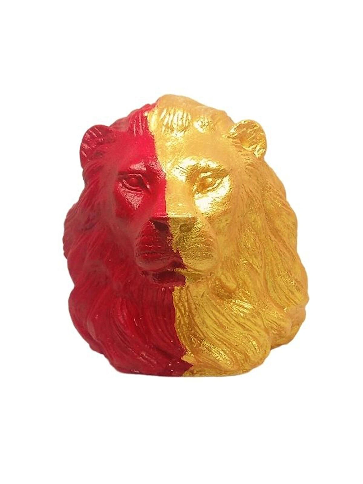  Gold Red Aslan Heykeli